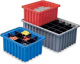 Akro-Mils Akro-Grid Vertical Dividers For Dividable Containers - Long Divider - Fits Container 44151