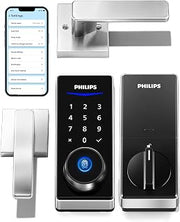 PHILIPS Wi-Fi Smart Lock Handle Set with Gateway, Wi-Fi Smart Door Lock with 2 Level Handles,