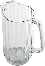 Clear Plastic Pitcher 32 oz., 6/CS, 6/CA