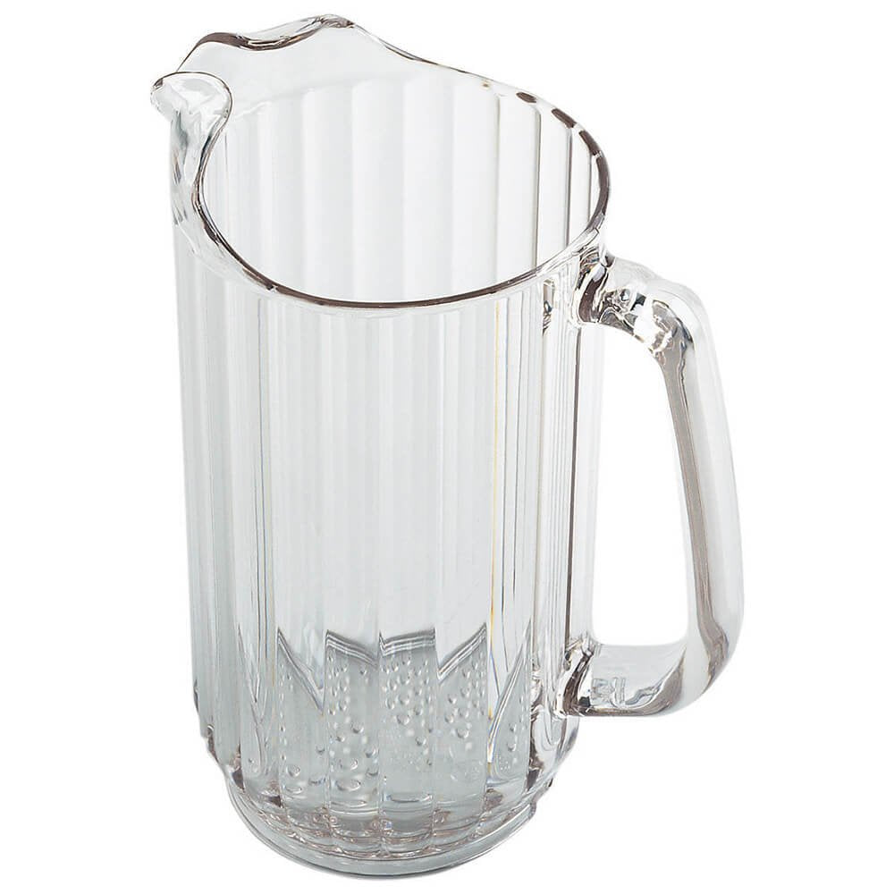 Clear Plastic Pitcher 32 oz. by Cambro – 32 Ounces, Plastic, Clear, Pack of 6, Model P320CW135