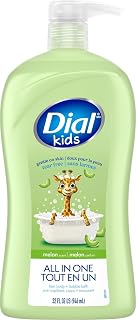 Kids All-in- Body Wash + Hair + Bubble Bath by Dial – 32 Fl Oz (Pack of 1), Orange
