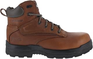 Rockport Works Womens More Energy 6 Inch Composite Toe Work Safety Shoes Casual - Brown