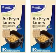 Reynolds Kitchens Air Fryer Liners, 50 Count (Pack of 2)