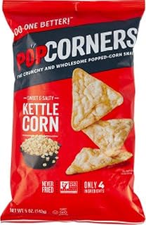 Popcorners Kettle Popcorn Chips, 5 Ounce