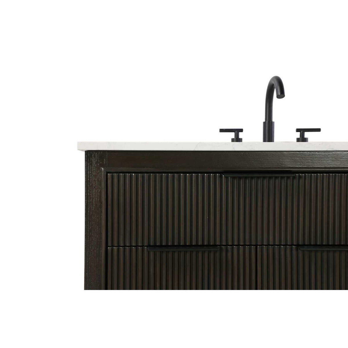42" Single Bathroom Vanity in Chocolate Oak by Elegant Kitchen and Bath – unspecified, Aluminum, Chocolate, Model VF29842CO