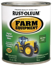 Paint MACH IMPLMNT JD Green QT by Rust-Oleum – 1 Fl Oz (Pack of 1), solid, Green, Model 280108