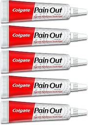 Colgate Pain Out Dental Gel Express Relief from Tooth Pain (50 g (Pack of 5), Ayurvedic)