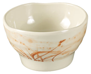 Orchis Rice Bowl by Yanco – 8 oz., 8.0 ounces, Melamine, Gold, Pack of 72
