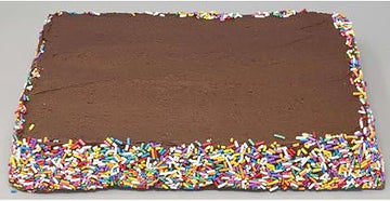 Love and Quiches 1/4 Sheet Special Occasion Chocolate Cake, 2.5 Pound - 1 each.