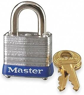 Master Lock 7KA Padlock, KA, 1.4cm H, 4 Pin, Steel G2729623
