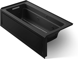 Kohler K-1949-XGHLA-7 Archer Bathtub, Black Black