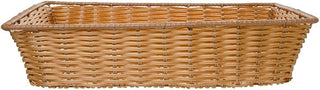 HUBERT Storage Basket, Rectangular, Natural Color - 18" L x 26" W x 6" H