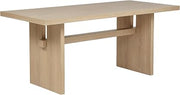 Dillon 70" Modern Rectangle Dining Table - Light Oak