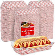 Stock Your Home 500 / 500 Count / Red Serving Trays