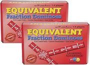 Learning Advantage Equivalent Fraction Dominoes, Pack of 2