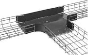 HBTT0624 - Hubbell Premise Wiring Wire Basket Tray, Radius Tee, 6 High X 24 Width, Pre-Galvanized - Wire