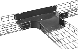 HBTT0624 - Hubbell Premise Wiring Wire Basket Tray, Radius Tee, 6 High X 24 Width, Pre-Galvanized - Wire