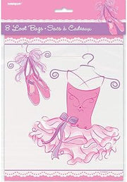 Unique Party Ballerina Party Bags (Pack of 8) (One Size) (Pink/White)