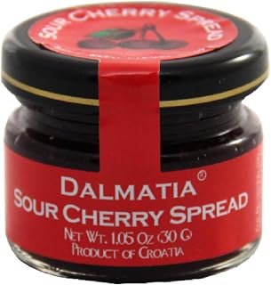 Dalmatia Sour Cherry Spread In Mini Jar, 1.05 Ounces (Pack Of 30)