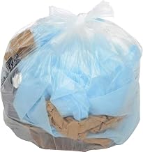 40-45 Gallon Medium Duty Natural Trash Bags, 0.55 Mil, 250 Bags/Case