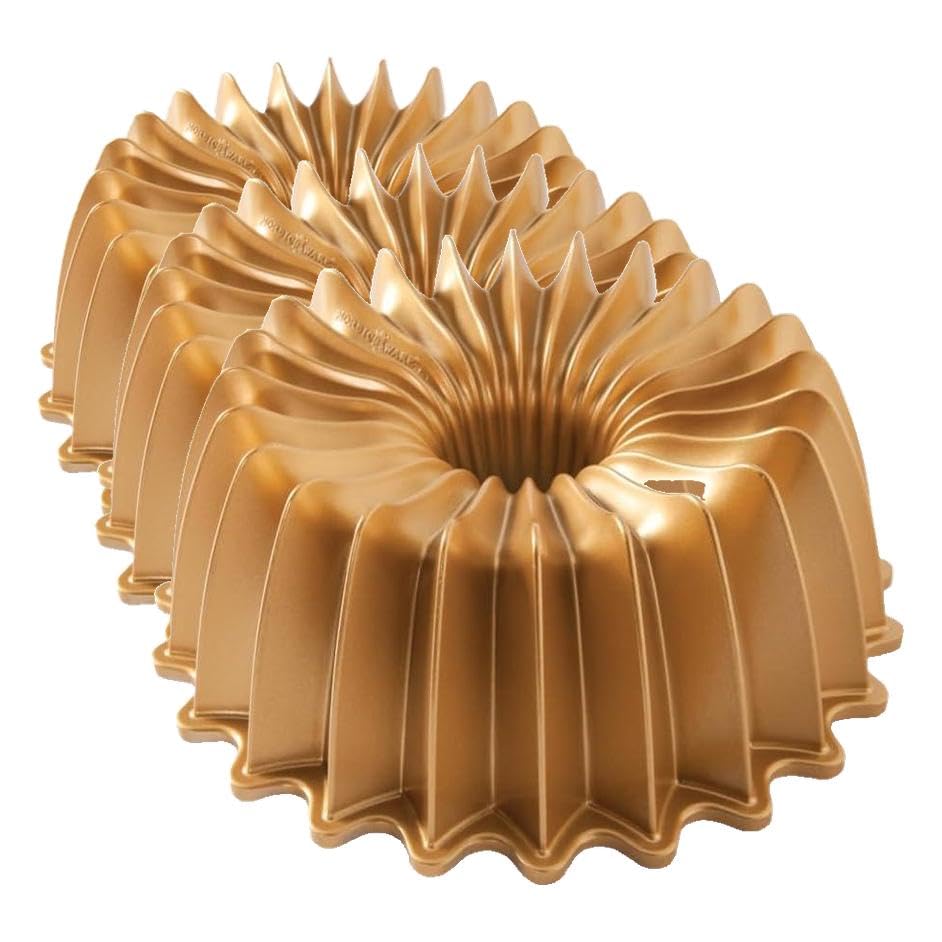 Nordic Ware Bundt, 10-Cup (Pack of 3) / Bundt Pan / Gold Bundt Pans
