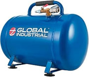 Global Industrial Horizontal Portable Air Tank, 7 Gallon, 150 PSI, Blue