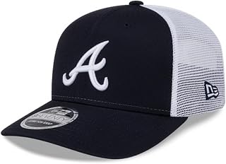 New Era Atlanta Braves Trucker 9Seventy Snapback Navy Adjustable Hat