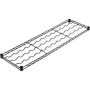 Wine Bottle Shelf 48"L x 14"W Black Epoxy by Nexel – Epoxy, Black, Model WS1448B