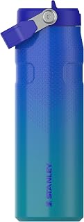 STANLEY 1913 Flip Straw Sports Water Bottle 0.7L - Pacific Hypergrip
