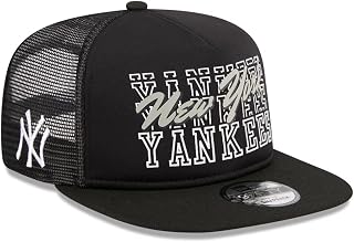 New Era NY New York Yankees 9FIFTY A-Frame Street Team Trucker Cap, Adjustable Hat