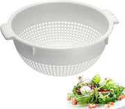 Westmark Colander, with Recessed Handles and Fixing Supports, Plastic, Blanco 21262211