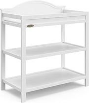 Graco Story Changing Table with Water-Resistant Pad, White