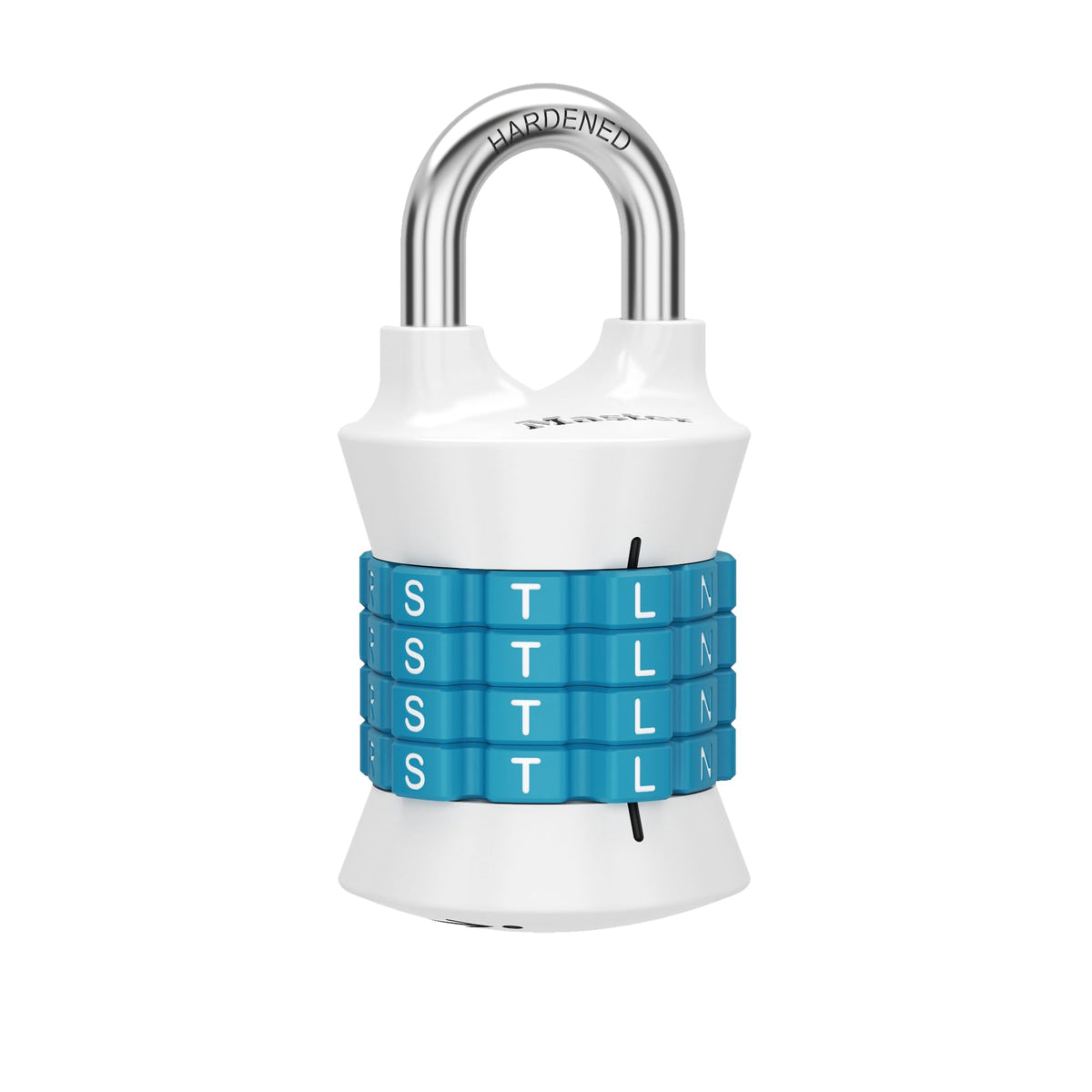 Word Combination Lock by Master Lock – 1 Pack, Alloy Steel, Blue, Model 1535WDBLUEC
