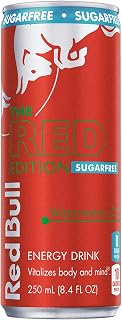 Red Bull Sugar Free Red Edition, Watermelon Energy Drink, 8.4 fl oz