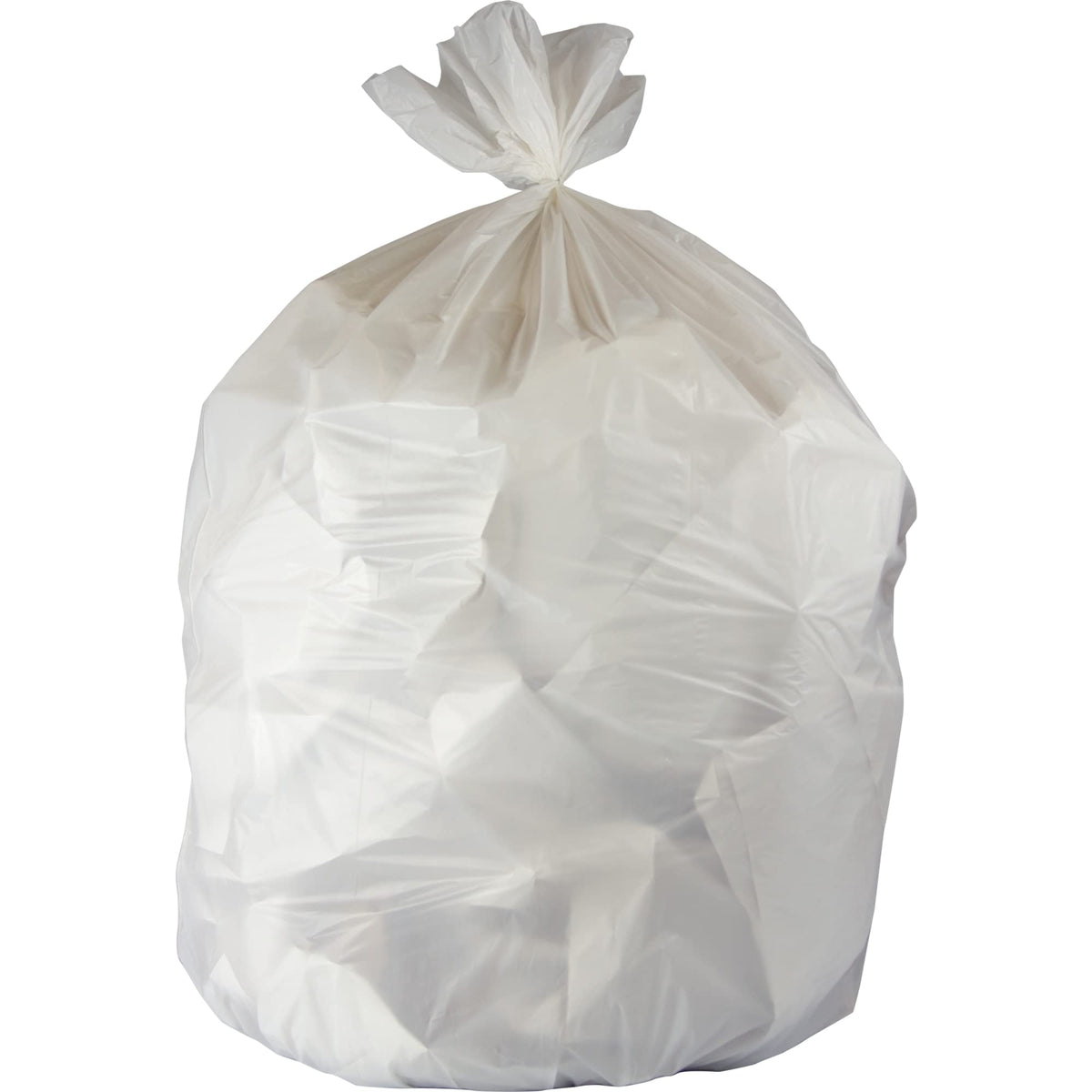Heritage Low-Density Extra Heavy Duty Trash Can Liners by Heritage Bag – 13.1" x 19.5" x 3.75", 30.0 gallons, Ldpe,Polyethylene, White, Pack of 200