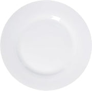 HIC Harold Import Co. Rim White Porcelain All-Purpose Plate 823/20-HIC