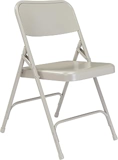 National Public Seating Folding Chair - 52-Pack, Gray, Model# 202/52