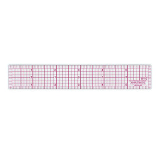 6-Inch 8ths Graph Ruler by Westcott – Plastic, color may vary, Model W-10