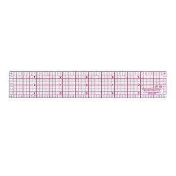 6-Inch 8ths Graph Ruler by Westcott – Plastic, color may vary, Model W-10