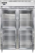 DL2FS-GD-HD Designer Line Two Section Reach In Glass Door Freezer, Shallow Depth & Half-Height Doors