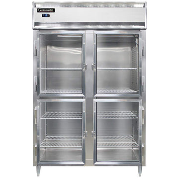 DL2FS-GD-HD Designer Line Two Section Reach In Glass Door Freezer by Continental Refrigerator – Commercial Grade