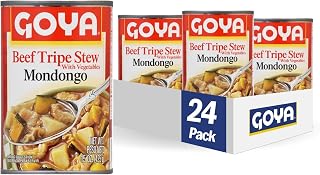 Goya Foods Beef Tripe Stew with Vegetables (Mondongo), 15 Ounce (Pack of 24)