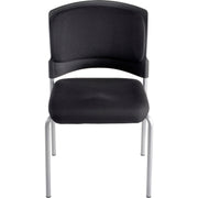 Stacking Chair by Global Industrial – 20.5 x 24 x 34.29 inches, Plastic, Grey, Model NEW240220BK
