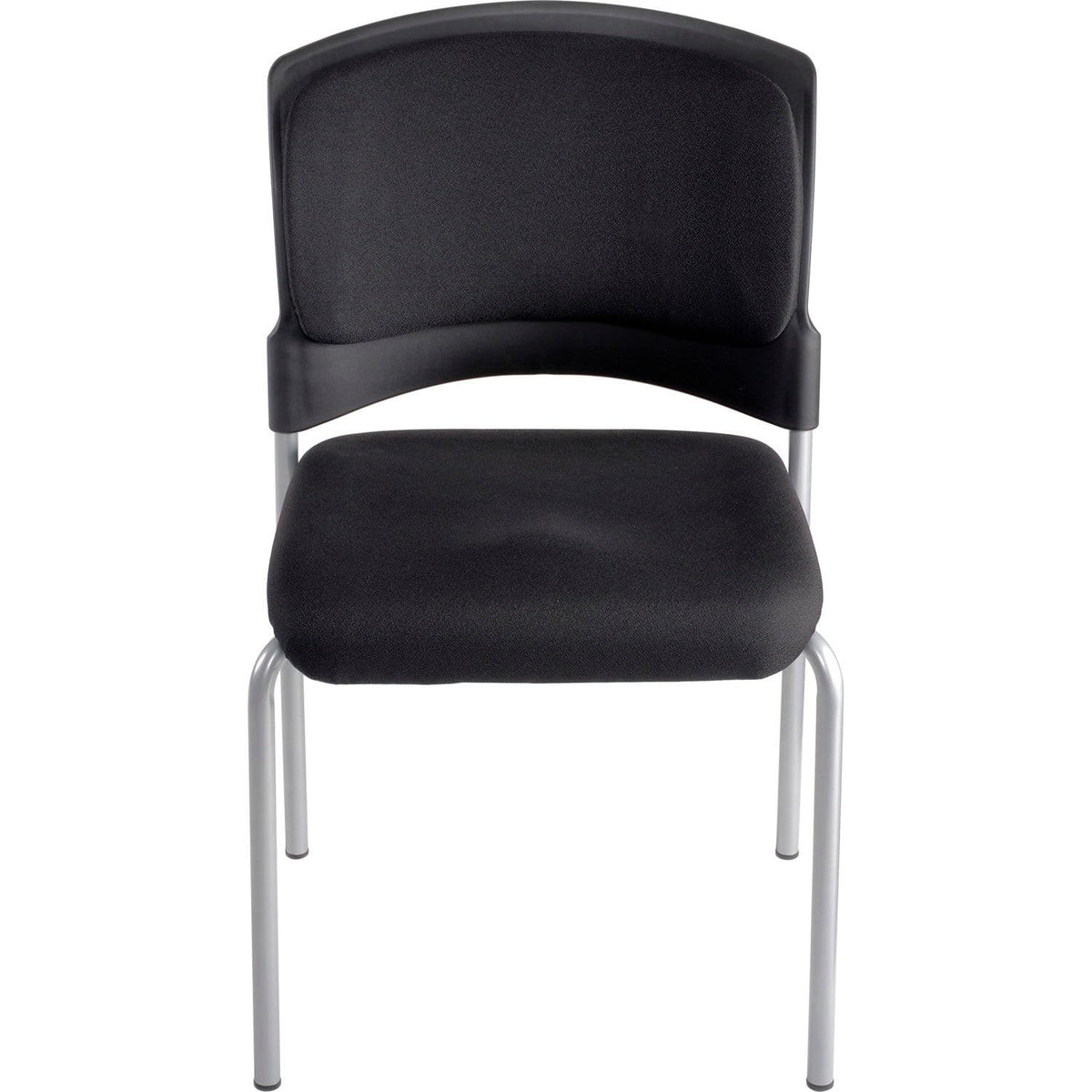 Stacking Chair by Global Industrial – 20.5 x 24 x 34.29 inches, Plastic, Grey, Model NEW240220BK