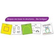 Basic Shapes Cards Kit by Wikki Stix – 7 Inches (Cards Only), Wax, Multi, Model WKX705