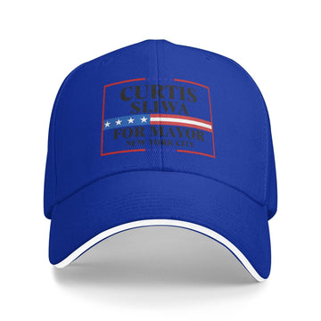 Curtis Sliwa for New York City Mayor 2025 Election Baseball Cap Dad Trucker Hat Blue by Viysuol – Blue, Model Blue-48