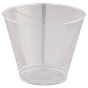 Comet 9oz Clear Plastic Cups by WNA – 9 Fl Oz - 25 Count (Pack of 20), 9.0 ounces, Plastic, Clear, Pack of 20