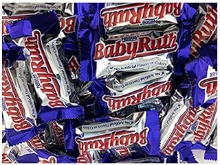 Baby Ruth Fun Size Bars,Small 3 LB Bulk Candy