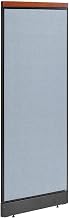 Global Industrial 24-1/4"W x 65-1/2"H Deluxe Office Partition Panel with Pass Thru Cable, Blue
