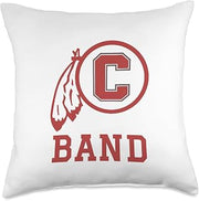 Carlisle High School Blue Aces Band Throw Pillow